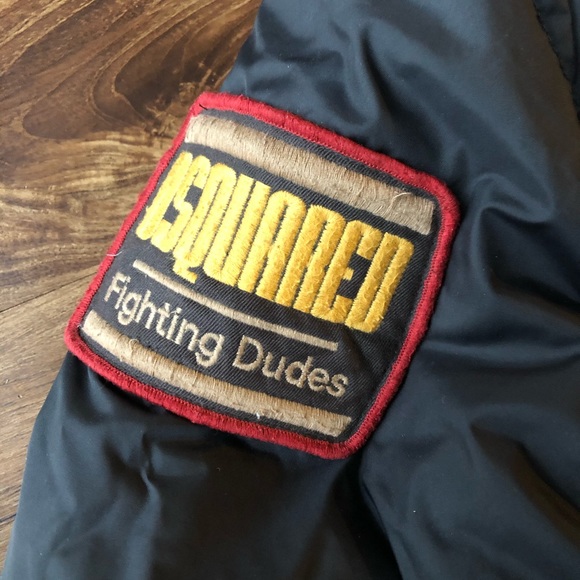 DSquared fighting Dudes  Mens Parka - Picture 4 of 8